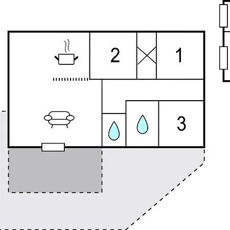 בית נופש 3 Bedroom Beautiful In *